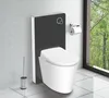 Schwarzglas Sanitärmodul für Stand-WC inkl. Produktbild-Vorschau 1