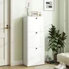 HOMCOM Schuhschrank mit 3 Klappen, Schuhregal mit Produktbild-Vorschau 7