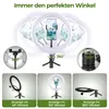 LED Ringlamp 10 inch met statief 178 cm, 10000mAh batterij, Productafbeelding-voorbeeld 3