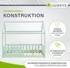 Juskys Kinderbett Marli 80 x 160 cm - Rausfallschutz, Produktbild-Vorschau 8