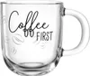 Leonardo Glastasse Coffee First (400ml) Produktbild-Vorschau 1