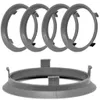 4X Zentrierringe 70,1 x 66,6 mm Silber Felgen Ringe  Produktbild-Vorschau 2
