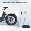 Touroll S2 E-Bike 20" Fatbike, 250W/650W, 150km Reichweite, Produktbild-Vorschau 10