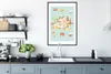MuchoWow® MuchoWow® Gerahmtes Poster Weltkarte Kinder - Produktbild-Vorschau 4
