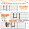 COSTWAY výběh pro štěňata 60 cm vysoký, 8dílná ohrádka pro Náhled obrázku produktu 7