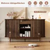 Merax Sideboard mit Schiebetüren und Schublade, Produktbild-Vorschau 4
