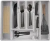 Wkład na sztućce do szuflady rozsuwany szary 36,5x27,5 cm Podgląd zdjęcia produktu 2