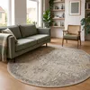 Orientteppich Rund - Leyla Medaillon Taupe Produktbild-Vorschau 2