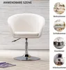 Duhome Clubsessel Cocktailsessel aus Kunstleder Produktbild-Vorschau 6