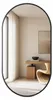 Styler Eclipse 1 Wandspiegel Oval 50 x 70 cm mit schwarzem Produktbild-Vorschau 1