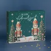 A Christmas advent calendar box with nutcracker figures and Christmas trees. Produktbild-Vorschau