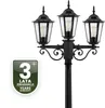 LUMILED Kandelaber 3-armige Vintage Laterne  Wegeleuchte Produktbild-Vorschau 8