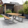 Picknicktisch Coffee Bay | Champagner | Aluminium & Tecon Produktbild-Vorschau 2