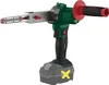A cordless belt sander with a battery pack attached, shown against a white background. Produktbild-Vorschau