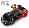 LEGO City Super Voiture Électrique Rouge et Noire 60486 Voir les images du produit 26