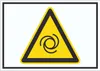 Achtung Automatischer Anlauf Symbol Aufkleber A8 (52x74mm) Produktbild-Vorschau 1