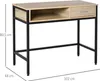 HOMCOM Bureau avec rangement table bureau Industriel bureau Voir les images du produit 5