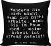 Mr. & Mrs. Panda kuschelkissen 40x40 Wundern Sie sich Produktbild-Vorschau 1
