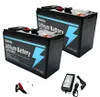 Lithium-Batterie, 12V, 150Ah, 12V 150000mAh-2PCS Produktbild-Vorschau 1