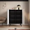 Zweitürige Kommode CONE KD104 Schwarz / Artisan Eiche Produktbild-Vorschau 4