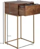 FineBuy Table de chevet en bois massif de manguier avec Voir les images du produit 3