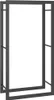 A black metal firewood rack against a white background. Náhled obrázku produktu