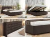 MKS MEBLE Polsterbett Doppelbett PAVO CLASSIC Bett mit Produktbild-Vorschau 2
