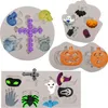 Silikon-Halloween-Formen 4 Stück Verschiedene Formen Produktbild-Vorschau 1
