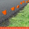 100er Set Rasen-Markierungsfahnen, 14×10 cm, Orange, ideal Produktbild-Vorschau 7
