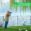 Gitterzaun Grün, 5-teiliges Metall-Steckzaun-Set, Produktbild-Vorschau 5