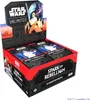 A booster box of Star Wars Unlimited trading cards, specifically the 'Spark of Rebellion' set, is displayed. Produktbild-Vorschau
