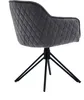 Armlehnenstuhl HARPER SARINA BHT 59x82x62 cm grau Produktbild-Vorschau 7