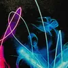 Abstract neon light trails and smoke effects on a dark background. Produktbild-Vorschau