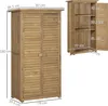 Outsunny Gartenschrank Holz Geräteschuppen Gartenhaus Produktbild-Vorschau 3