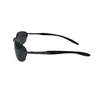 Sportliche Metall Sonnenbrille Oval Rahmenlose Gläser Produktbild-Vorschau 3