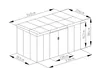 Gartenhaus G21 GRAH 700 - 340 x 206 cm, grau metallic Produktbild-Vorschau 4