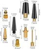 Fahrradventil Adapter Set - Französisches Ventil Adapter Produktbild-Vorschau 2