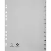 Exacompta 10x Intercalaires imprimés PP recyclé gris 12 pos Voir les images du produit 1