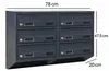 Cassette postali condominiali GDS antracite RAL 7016, 6 Anteprima dell’immagine prodotto 5