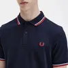Fred Perry Twin Tipped Polo Navy Produktbild-Vorschau 17