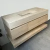 Badmöbel-Set mit Sinterstein-Waschbecken in Travertine Produktbild-Vorschau 9