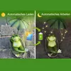 Gartenfiguren, Frosch Figuren Draußen Deko Solar Garten Produktbild-Vorschau 6