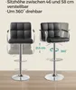 SONGMICS 2er-Set Barhocker Kunstleder, mit Produktbild-Vorschau 4