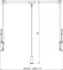 Kleiderlift bis 15 kg Tragkraft Höhe 900 mm weiß (für Produktbild-Vorschau 7