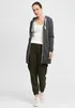 OXMO OXOlinda Long Damen Sweatjacke Kapuzenjacke Hoodie mit Produktbild-Vorschau 2