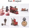 FORSMANO 3D DIY Book Nook Drewniany zestaw do podróży w Podgląd zdjęcia produktu 6