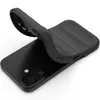 A black phone case is shown on a white background. Produktbild-Vorschau