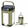 LED-Campinglampe, Solar- & USB-C-aufladbar, faltbar, 6 Produktbild-Vorschau 1