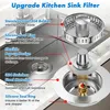 3-in-1 Spülenstöpsel aus Edelstahl, Sieb für Spüle 75–86 mm Produktbild-Vorschau 6