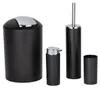 WENKO 4-teiliges Bad Accessoire Set 'Calvo' Produktbild-Vorschau 1
